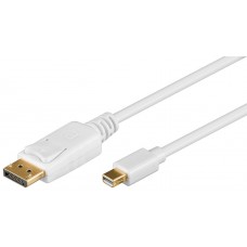 Laidas DisplayPort mini-DisplayPort 1.2 (K-K) 4K (30Hz) gold 2m Goobay 